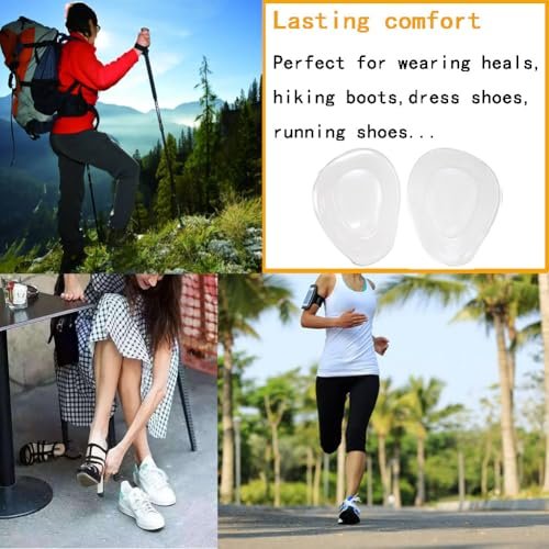 Metatarsal-Pads Ball-of-Foot-Cushions Gel-Fußballen-Pads Klebende Schuheinlagen für Absätze, Flats, Stiefel, Sneakers Universelle Passform für Damen und Herren 3 Paar (One Size Fits All)