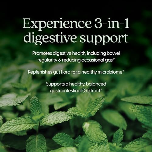 New Chapter All-Flora Probiotikum für fortgeschrittene Verdauung & vollständige Darmgesundheit mit Präbiotika + Postbiotika, klinisch starke Stämme, 100% vegetarisch, nicht-GVO, haltbar ohne Kühlung - 30 Kapseln (1 Monatsvorrat)