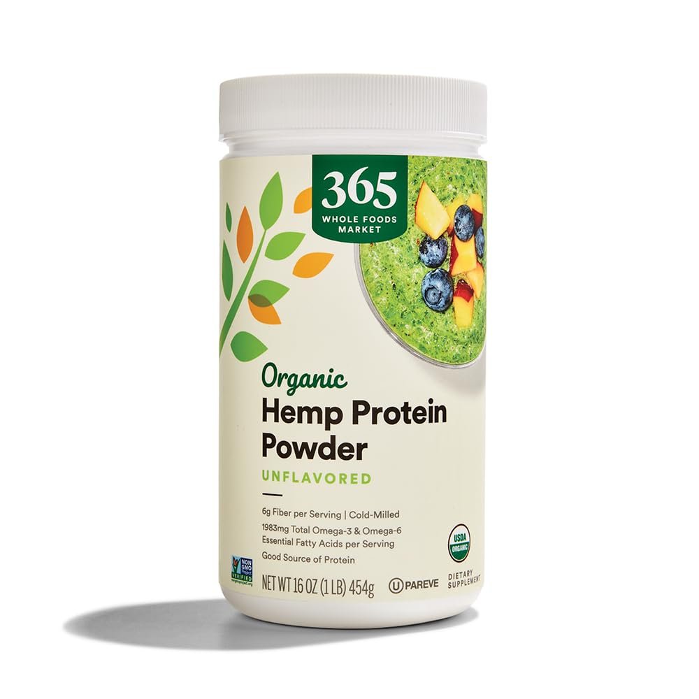 365 by Whole Foods Market Bio Hanfproteinpulver ungesüßt, 454 g