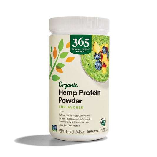 365 by Whole Foods Market Bio Hanfproteinpulver ungesüßt, 454 g