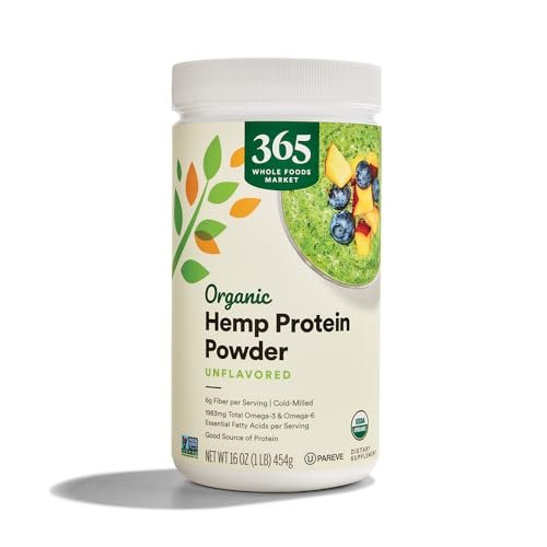365 by Whole Foods Market Bio Hanfproteinpulver ungesüßt, 454 g
