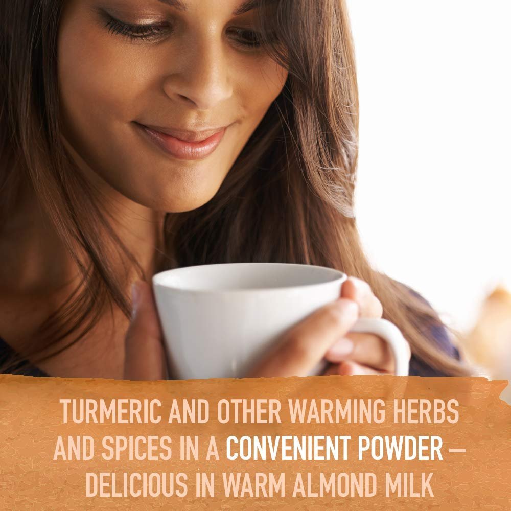 Garden of Life Organics Golden Milk Pulver – 44 mg Kurkuma Curcumin (95 % Curcuminoide), Ashwagandha – Bio, vegan, glutenfrei, 30 Portionen