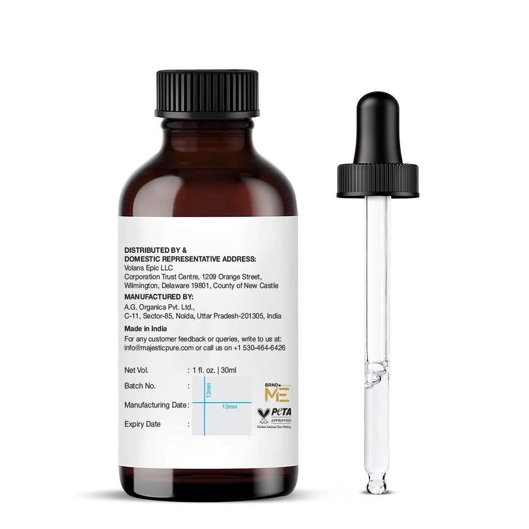Majestic Pure Sandelholz Ätherisches Öl mit Glaspipette - 100% rein und natürlich - Ätherisches Öl für Diffuser, Aromatherapie, Seifen- und Kerzenherstellung, 30 ml
