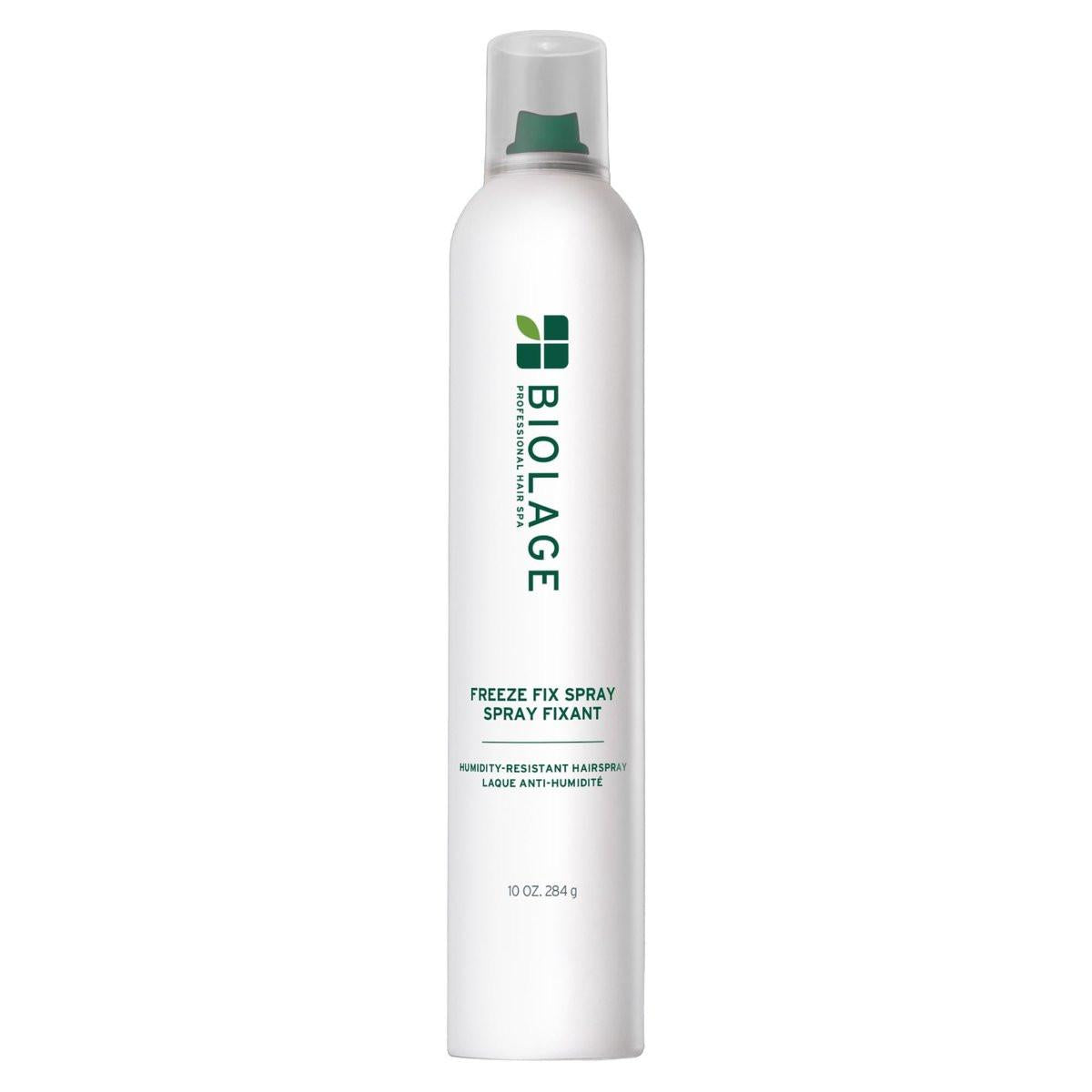 Biolage Freeze Fix – Feuchtigkeitsresistenter, schnell trocknender Anti-Frizz Haarspray mit starkem Halt für alle Haartypen, vegan & parabenfrei (283 g)