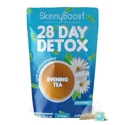 Skinny Boost Abendtee – Entgiftung & Entblähung, 14 Beutel, Zitrone-Honig