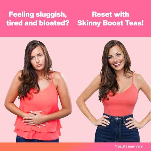 Skinny Boost Abendtee – Entgiftung & Entblähung, 14 Beutel, Zitrone-Honig