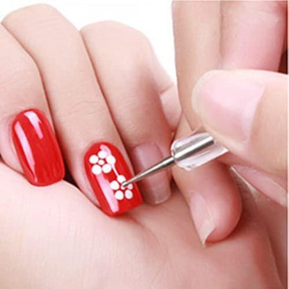 Jsdoin 5-teiliges 2-Wege-Dotting-Pen-Set für Nagelkunst – Punktierwerkzeug für Nageldesign