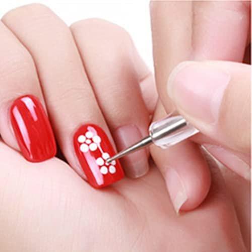Jsdoin 5-teiliges 2-Wege-Dotting-Pen-Set für Nagelkunst – Punktierwerkzeug für Nageldesign