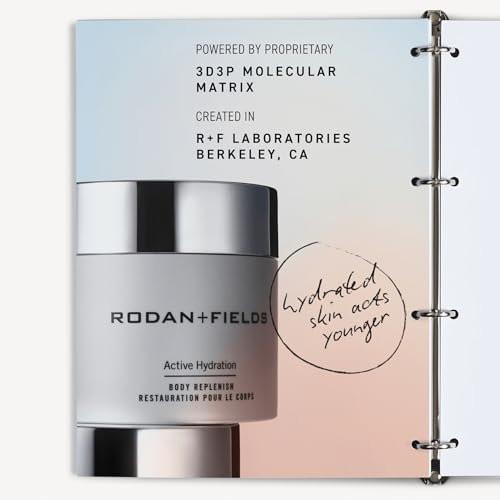 RODAN + FIELDS Active Hydration Body Replenish – Feuchtigkeitsspendende Bodylotion für trockene Haut, nicht fettend, 200 ml