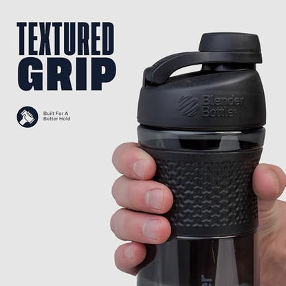 BlenderBottle SportMixer Shaker Flasche – 20 Unzen, Türkis – Ideal für Protein-Shakes und Pre-Workout