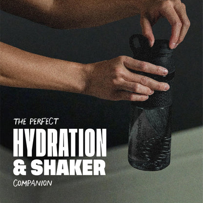 BlenderBottle SportMixer Shaker Flasche – 20 Unzen, Türkis – Ideal für Protein-Shakes und Pre-Workout