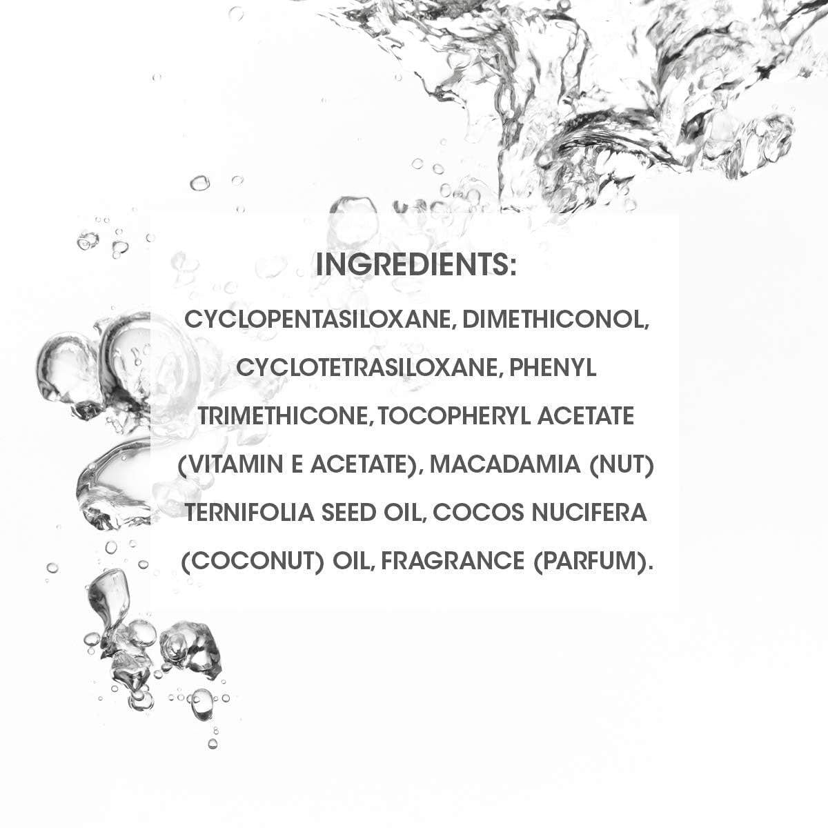 SEVEN Gazar Diamond Haar Serum für krauses und geschädigtes Haar, Anti-Frizz, Glättend, Glanzverstärker mit Kokos- & Macadamiaöl, Hitzeschutz, Hergestellt in USA, 96 ml