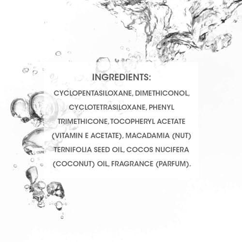 SEVEN Gazar Diamond Haar Serum für krauses und geschädigtes Haar, Anti-Frizz, Glättend, Glanzverstärker mit Kokos- & Macadamiaöl, Hitzeschutz, Hergestellt in USA, 96 ml