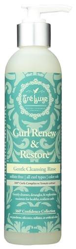 Treluxe Cleansing Rinse Gentle Curl Renew Restore – Sanfte Reinigung für Locken, 237 ml