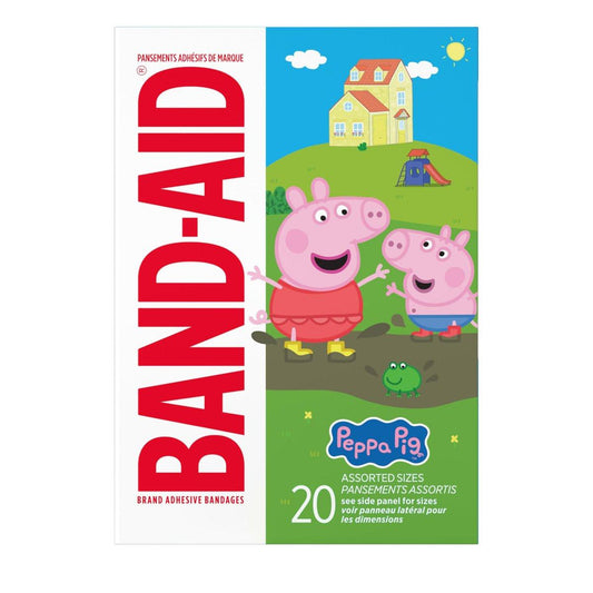 Band-Aid Peppa Pig Pflaster 20 Stück – Bunte Kinderpflaster für kleine Abenteurer