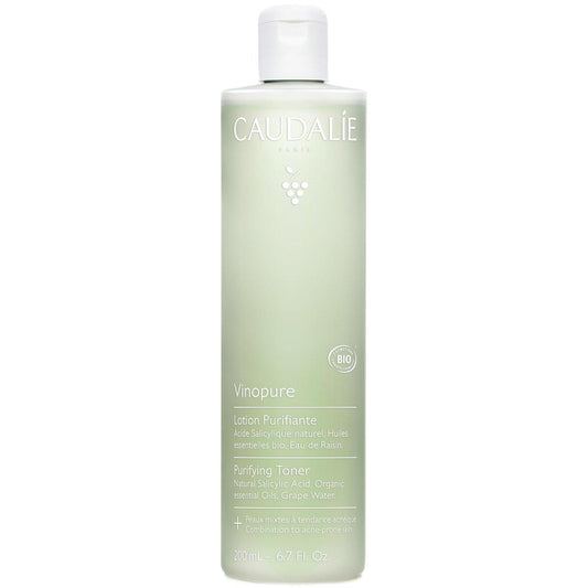 Caudalie Vinopure Porenverfeinerndes Gesichtswasser mit natürlicher Salicylsäure, 200 ml