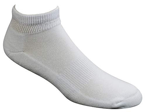 Yomandamor Herren Baumwoll-Diabetiker-Socken mit nahtloser Zehenpartie, 5 Paar