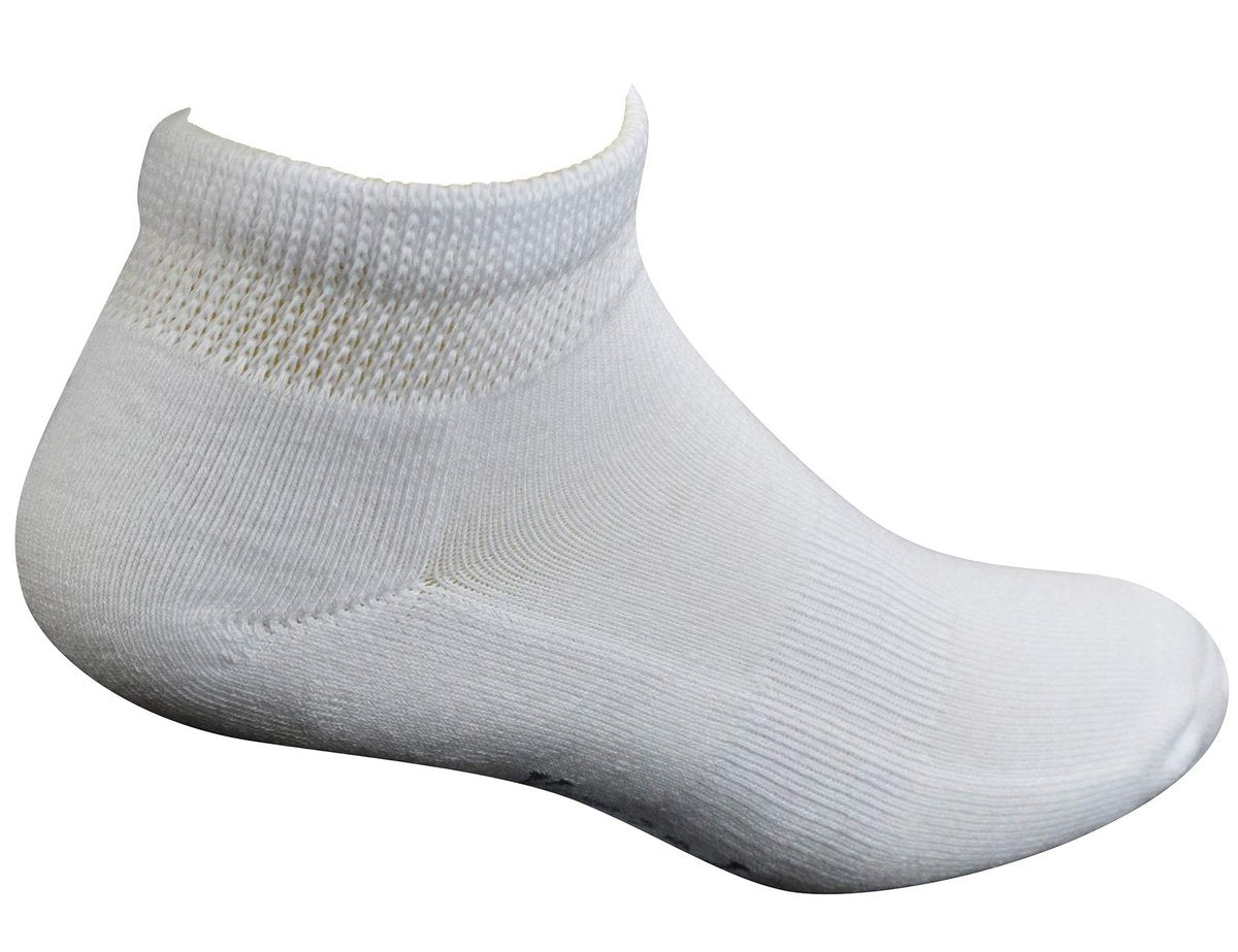 Yomandamor Herren Baumwoll-Diabetiker-Socken mit nahtloser Zehenpartie, 5 Paar