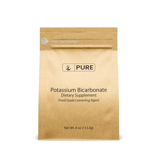 Pure Original Ingredients Kalium-Bicarbonat (113g) – natürlich, lebensmittelecht, Elektrolyt, Backtriebmittel