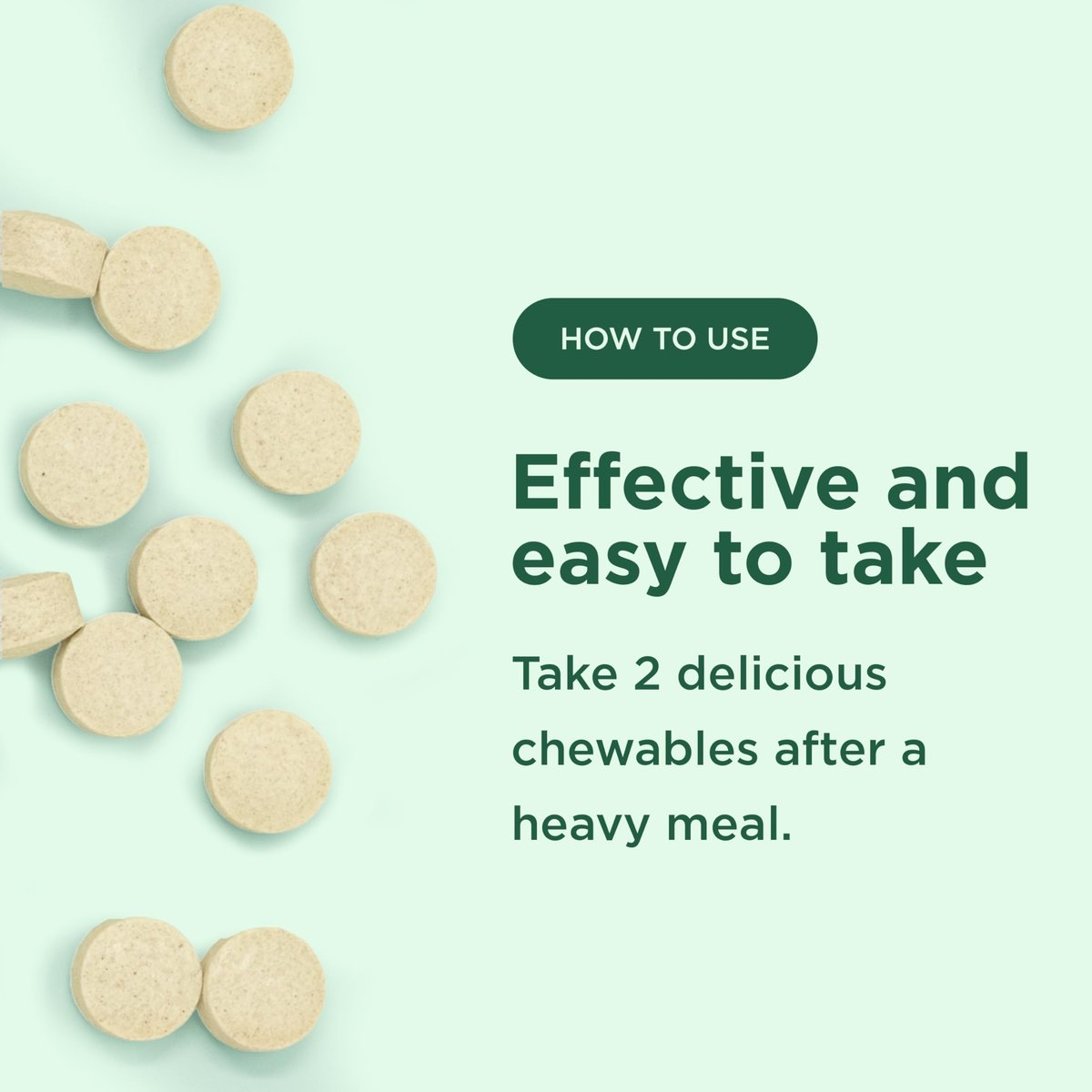 Yuve Naturals Kautabletten Papaya-Enzyme – Zuckerfreier, pflanzlicher Verdauungsenzym-Komplex gegen Blähungen und Völlegefühl – Vegan, Non-GMO, Glutenfrei – 90 Stück