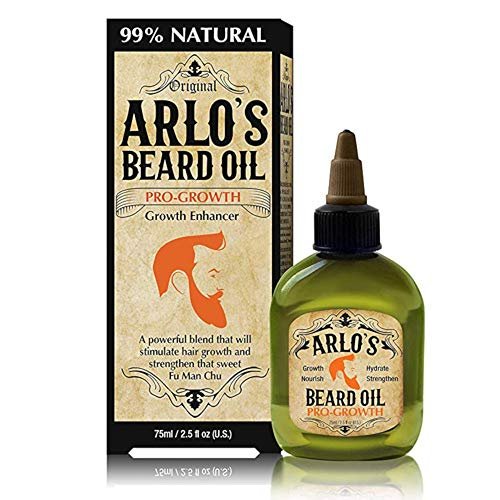 Arlo's 99% Natürliches Original Bartöl – Wachstumsförderer für volleren Bart, 74 ml