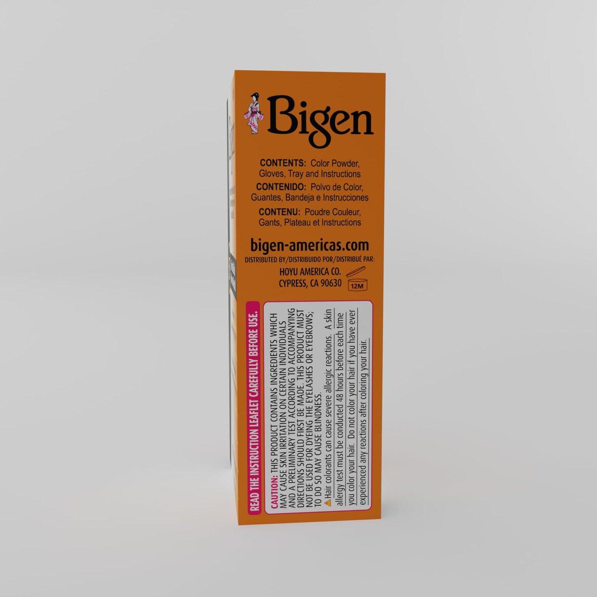 Bigen Permanent Puder-Haarfarbe #46 Helles Kastanienbraun – 6er-Pack