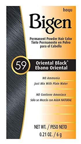 #59 Oriental Black Bigen Permanent Haarfarbe Puder - 12er Pack