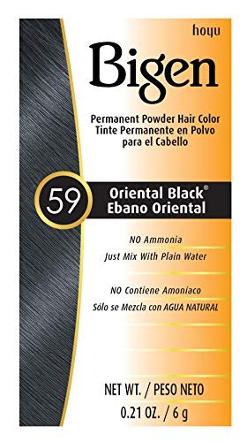 #59 Oriental Black Bigen Permanent Haarfarbe Puder - 12er Pack