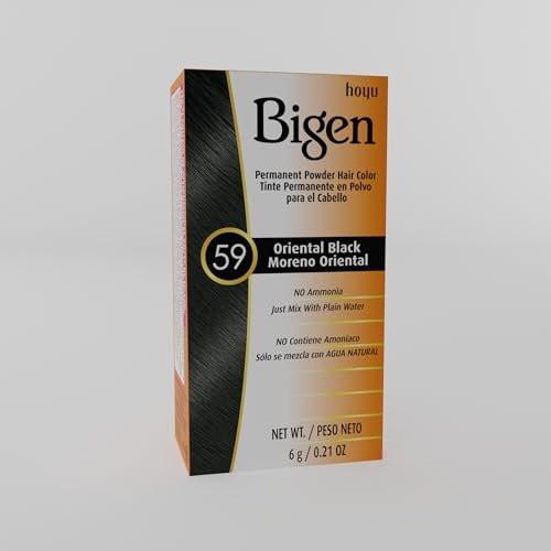 #59 Oriental Black Bigen Permanent Haarfarbe Puder - 12er Pack