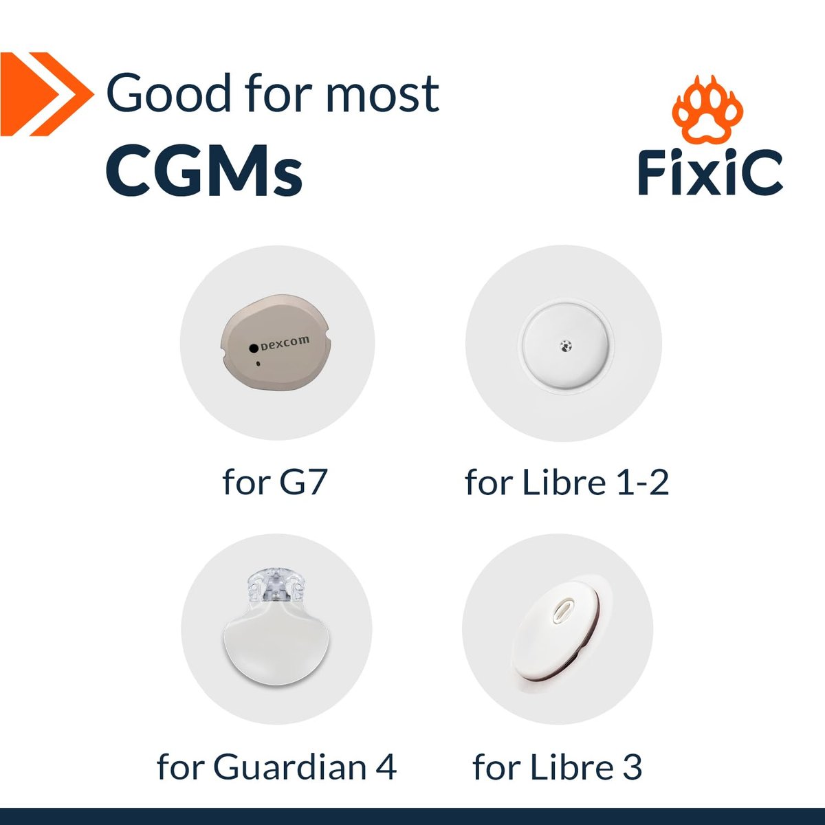 FixiС Klebepflaster 25 Stück 3 1/2 Zoll – Passend für Libre 1, 2, 3 & Plus – G7 & Stelo – Guardian – Wasserdichte Klebepflaster – Libre Abdeckungen – Vorgeschnitten – Die beste Fixierung für Ihren Sensor! (Hautfarbe)
