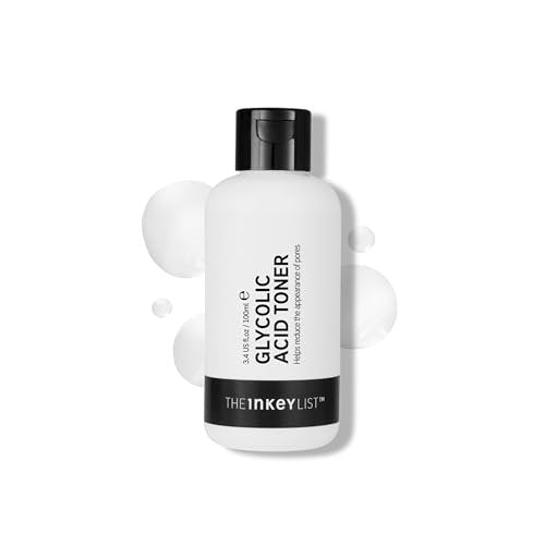 The INKEY List 10% Glykolsäure Toner 100ml – Porenverkleinerndes Gesichtswasser mit Hamamelis, für normale und ölige Haut