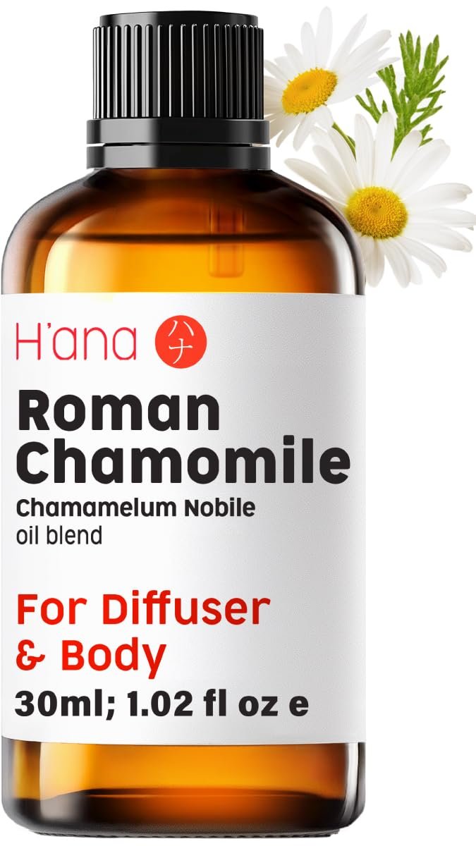 H'ana Römisches Kamillenöl – 30 ml Römisches Kamillenöl für Haare, Haut, Diffuser, Aromatherapie & DIY