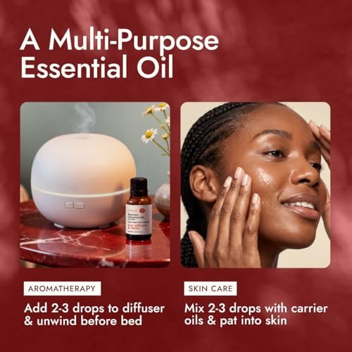H'ana Römisches Kamillenöl – 30 ml Römisches Kamillenöl für Haare, Haut, Diffuser, Aromatherapie & DIY