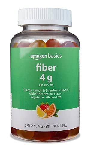 Weiche Faser-Gummis für die Verdauungsgesundheit und Regelmäßigkeit, Orangen-, Zitronen- & Erdbeergeschmack, 90 Stück (1er-Pack)