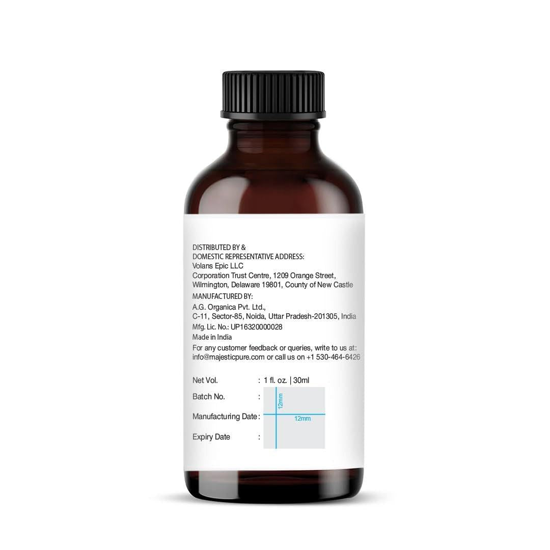 Majestic Pure Rosenöl – 100% reines und natürliches ätherisches Öl mit Glaspipette – 30 ml