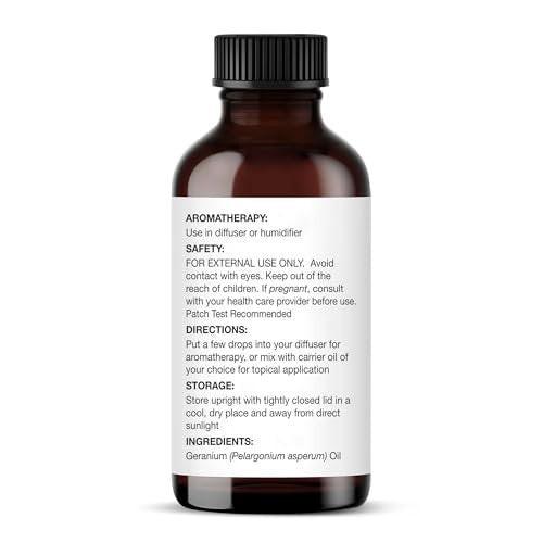Majestic Pure Geranienöl - 100% reines und natürliches ätherisches Öl mit Glaspipette - 30 ml