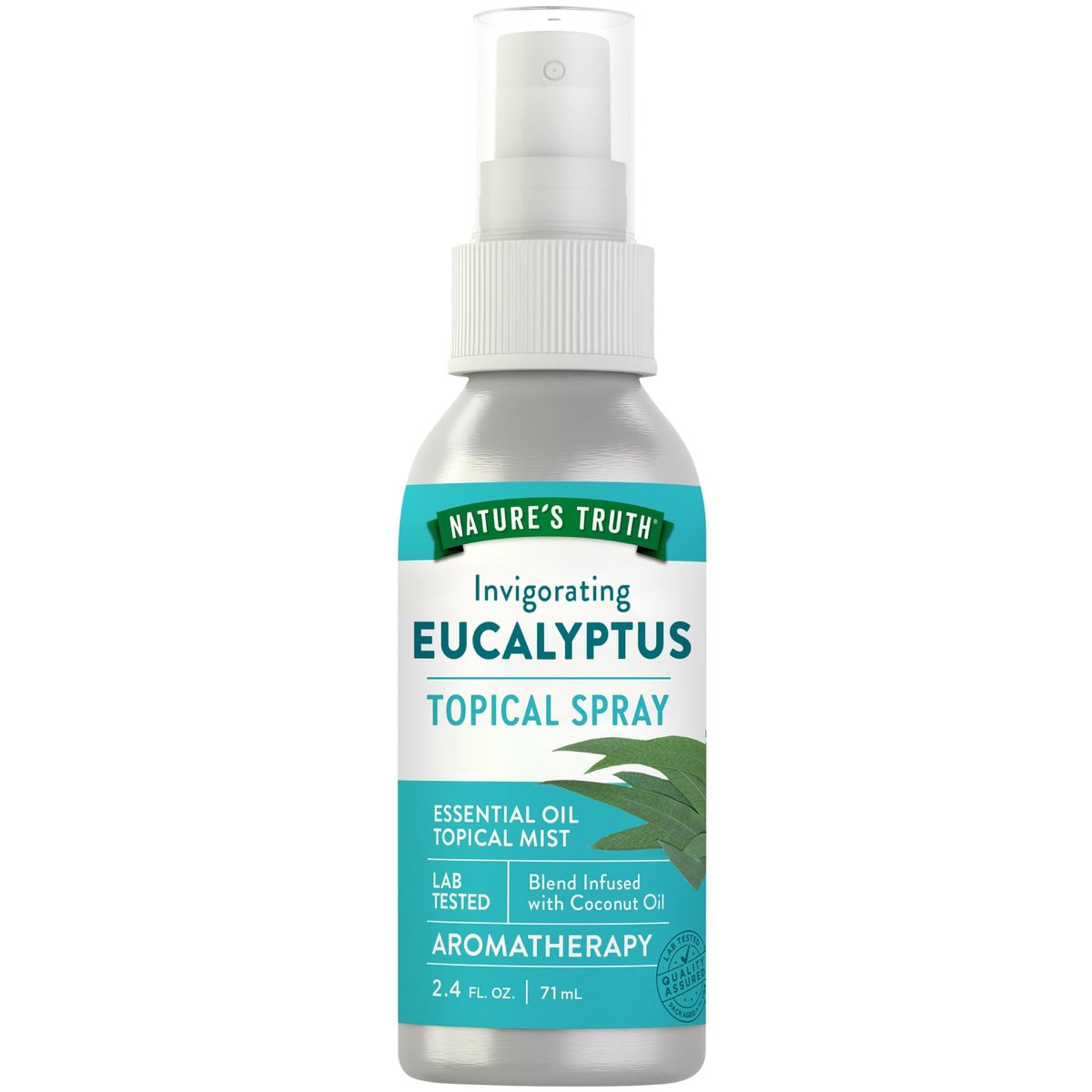 Nature's Truth Eukalyptus-Mist-Spray 2,4 fl oz | Reines ätherisches Öl für Aromatherapie
