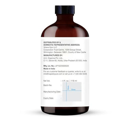 Majestic Pure Kamillenöl 100% Rein & Natürlich – 118 ml mit Pipette für Diffuser, Aromatherapie, Seifen- & Kerzenherstellung