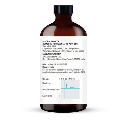 Majestic Pure Kamillenöl 100% Rein & Natürlich – 118 ml mit Pipette für Diffuser, Aromatherapie, Seifen- & Kerzenherstellung