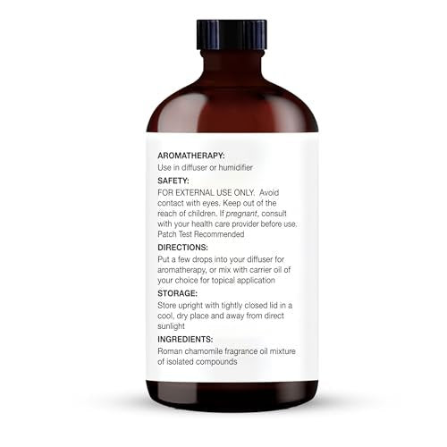 Majestic Pure Kamillenöl 100% Rein & Natürlich – 118 ml mit Pipette für Diffuser, Aromatherapie, Seifen- & Kerzenherstellung