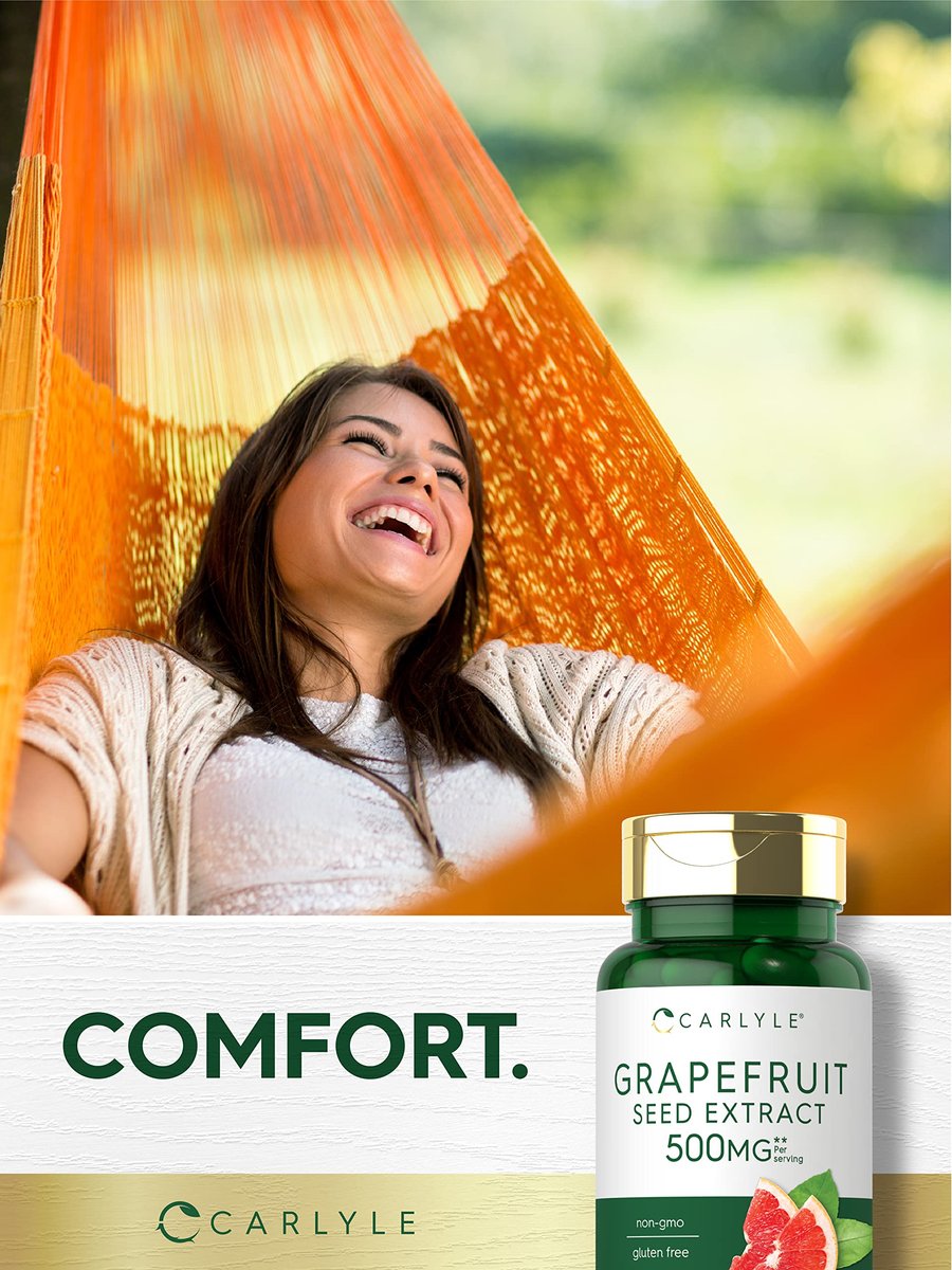 Carlyle Grapefruitkernextrakt | 120 Kapseln | Maximale Stärke | Non-GMO, Glutenfrei