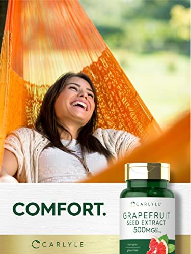 Carlyle Grapefruitkernextrakt | 120 Kapseln | Maximale Stärke | Non-GMO, Glutenfrei