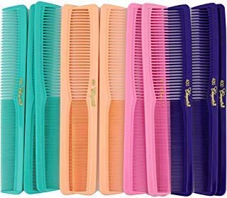 7 Zoll Allzweck-Haarkamm - Haarschneidekämme für Friseure & Stylisten - Fresh Mix 12 Stück