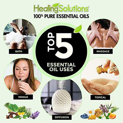 Healing Solutions Copaiba Öl Bio 10ml – Reines, unverdünntes Copaiba-Öl für Haare, Diffuser & Haut