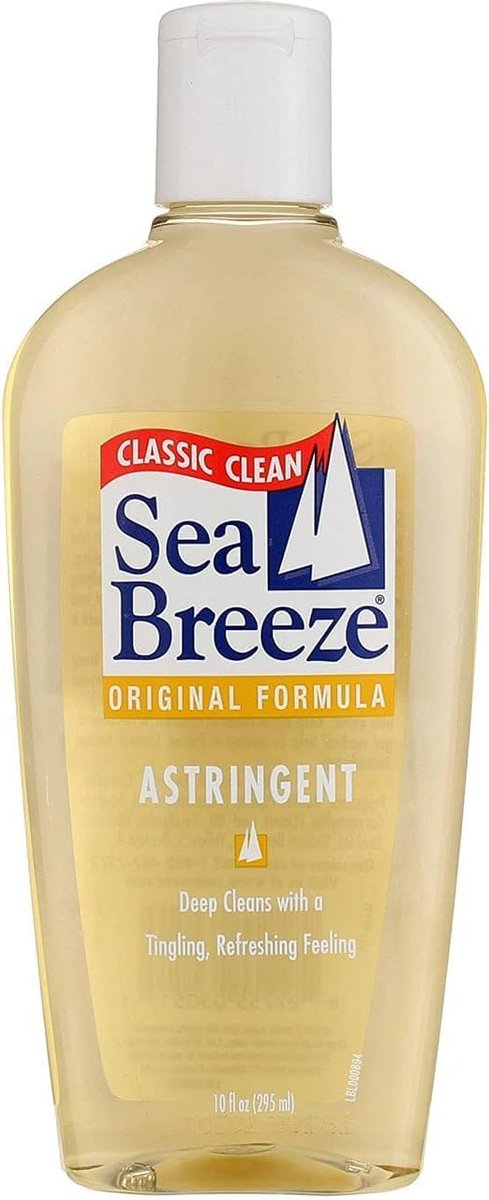 Sea Breeze Gesichtswasser Original 295 ml (3er-Pack) – Klärendes Adstringens für reine Haut