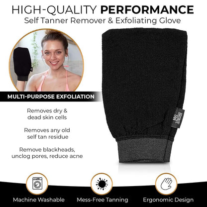 Bronze Tan Selbstbräuner-Entferner & Peeling-Handschuh für die Haut – Der beste Selbstbräuner-Entferner-Handschuh für eine einfache und schmerzlose Entfernung von Selbstbräune – Probieren Sie es mit unserem Selbstbräunungs-Entfernungsschaum!