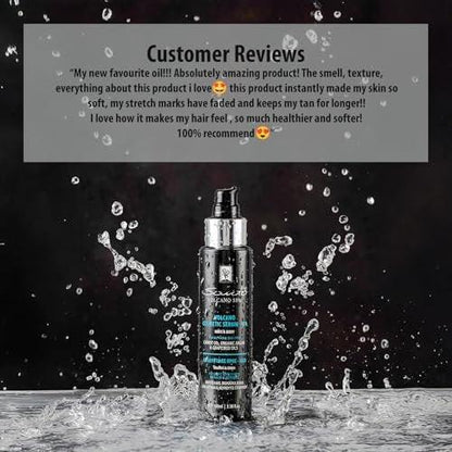 Santo Volcano Cosmetic Serum 100ml – Feuchtigkeitsspendendes & Anti-Aging Haar- und Körperöl – Stellt Elastizität wieder her, verhindert Dehnungsstreifen & repariert trockenes Haar und Haut