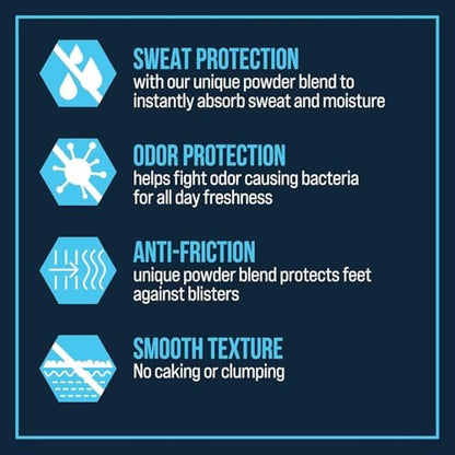 Certain Dri Fußpuder für Männer & Frauen – Talkumfrei, Maximale Schweißabsorption & Geruchskontrolle – Mit Calamin, Anti-Reibungs-Formel – Sanft zu empfindlicher Haut – Schuh-Deodorant – 227 g