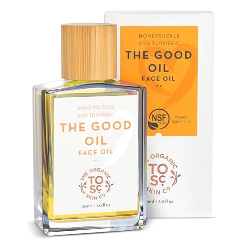 Gua Sha Öl für die Gesichtspflege - Hautaufhellendes Serum für dunkle Flecken, feine Linien & Falten mit Bio-Jojoba-, Ringelblumen-, Sonnenblumen- und Kurkumaöl für Feuchtigkeit, Glow & ebenmäßigen Hautton (30 ml)