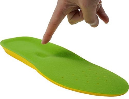 Happystep 1 Paar Breite Passform Memory Foam Einlegesohlen - Orthopädische Schuheinlagen für Herren & Damen - Plantarfasziitis & Fußschmerzlinderung - Fußgewölbestütze & Dämpfung, Ersatzeinlage (US Herrengröße 13-15)